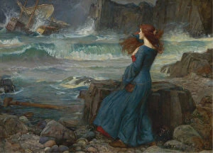 Great Britain Collection: Miranda. The Tempest, 1916. Artist: Waterhouse, John William (1849-1917)