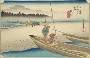 Mitsukei Tenryugawa, ca. 1834. ca. 1834. Creator: Ando Hiroshige