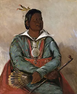 Mó-sho-la-túb-bee, He Who Puts Out and Kills, Chief of the Tribe, 1834