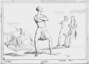 The Modern Antaeus, 1833. Creator: John Doyle The Modern Antaeus, 1833. Creator: John Doyle