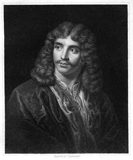 Images Dated 18th August 2006: Moliere, French theatre writer, director and actor, (1833).Artist: J Posselwhite