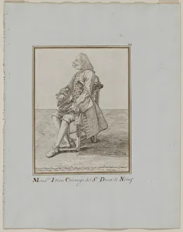 Monsieur Ition Chirurgo del sre. Duca di Nivers, 1749. Creator: Pier Leone Ghezzi (Italian Monsieur Ition Chirurgo del sre. Duca di Nivers, 1749. Creator: Pier Leone Ghezzi (Italian