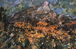 Mont Sainte Victoire, 1904. Artist: Paul Cezanne Mont Sainte Victoire, 1904. Artist: Paul Cezanne