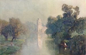 Holme Gallery: Morning Mists, Hemingford Grey, 1906. Creator: Frederick George Cotman