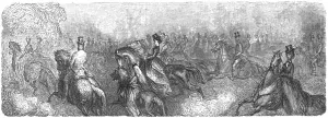 Panoramic Photography Gallery: A Morning Ride, 1872. Creator: Gustave Doré