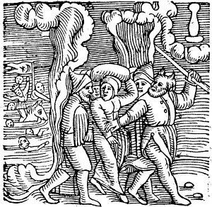 Moses delivering the Israelites from Egypt, 1557