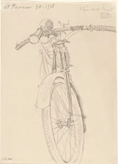 Motorcycle, 1918. Creator: John Singer Sargent Motorcycle, 1918. Creator: John Singer Sargent