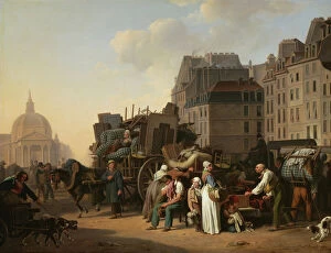 Horse Drawn Collection: The Movings, 1822. Creator: Louis Leopold Boilly