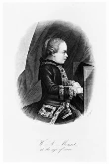 Images Dated 26th January 2006: Mozart as a child, c1763