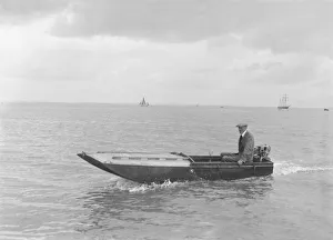 Mr Bakers boat, 1922. Creator: Kirk & Sons of Cowes Mr Bakers boat, 1922. Creator: Kirk & Sons of Cowes