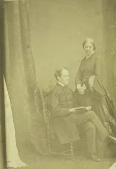 Benjamin R Mullock Gallery: Mr. and Mrs. Craik, 1865 / 75. Creators: Unknown, Benjamin Mulock