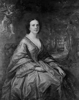 Huntington Gallery: Mrs. Birdsall Cornell, 1860. Creator: Daniel Huntington