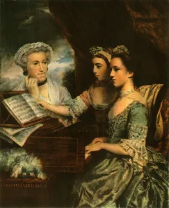 Mrs Paine and her Daughters, c1767, (1942). Creator: Sir Joshua Reynolds Mrs Paine and her Daughters, c1767, (1942). Creator: Sir Joshua Reynolds