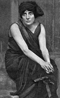Mrs Patrick Campbell, British stage actress, in the role of Electra, 1908 (1951) Mrs Patrick Campbell, British stage actress, in the role of Electra, 1908 (1951)