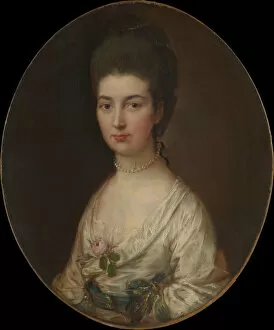 Brown Hair Collection: Mrs. Ralph Izard (Alice De Lancey, 1746 / 47-1832). Creator: Thomas Gainsborough