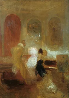 Music Party, East Cowes Castle, c1835. Artist: JMW Turner Music Party, East Cowes Castle, c1835. Artist: JMW Turner