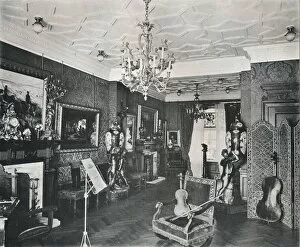 Aw Penrose Gallery: The Music-Room, Captain Harveys House, Hampstead, c1903. Artist: Frank William Brookman