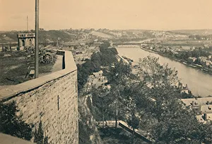 Namur. Tourelle des Guetteurs et Confluent de Sambre et Meuse, c1900 Namur. Tourelle des Guetteurs et Confluent de Sambre et Meuse, c1900
