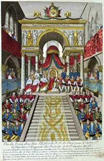Napoleon Bonaparte is crowned Emperor Napoleon I, 2nd December, 1804, 19th century Napoleon Bonaparte is crowned Emperor Napoleon I, 2nd December, 1804, 19th century