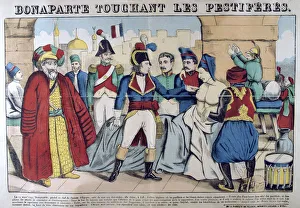 Napoleon Bonaparte Visiting the Plague Stricken of Jaffa, 11th March 1799, 19th century Napoleon Bonaparte Visiting the Plague Stricken of Jaffa, 11th March 1799, 19th century