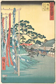 Narumi, Meisan Arimatsu Shibori Mise, 7th month Hare year 1855., 7th month Hare year 1855 Narumi, Meisan Arimatsu Shibori Mise, 7th month Hare year 1855., 7th month Hare year 1855
