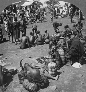 Kisumu Collection: The native market at Port Florence, Lake Victoria, Kenya, c1901-c1903(?)