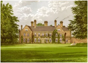 Nether Hall, Suffolk, home of the Greene family, c1880 Nether Hall, Suffolk, home of the Greene family, c1880
