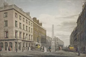 New Bridge Street Gallery: New Bridge Street, City of London, 1809. Artist: William James Bennett