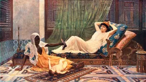 A New Light in the Hareem, 1884, (c1902). Creator: Unknown A New Light in the Hareem, 1884, (c1902). Creator: Unknown