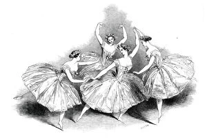 Lucile Gallery: New pas de quatre...at Her Majestys Theatre, 1845. Creator: Unknown