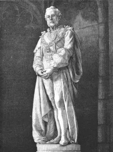 The new statue of the late Lord Shaftsbury in Westminster Abbey, 1888. Creator: Unknown The new statue of the late Lord Shaftsbury in Westminster Abbey, 1888. Creator: Unknown