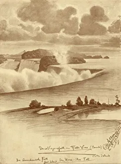 Niagara Falls from Falls View, Canada, 1898. Creator: Christian Wilhelm Allers Niagara Falls from Falls View, Canada, 1898. Creator: Christian Wilhelm Allers