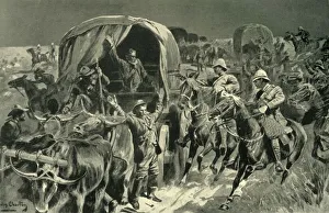 Night Attack on a Boer Convoy by Mounted Infantry Under Colonel Williams, 1902. Creator Night Attack on a Boer Convoy by Mounted Infantry Under Colonel Williams, 1902. Creator