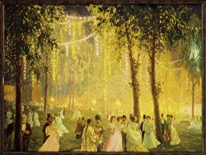 Heritage Images Print: Night Fete at the Elysée, 1905