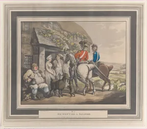 No. 2: He Won't Be A Soldier, May 1, 1798. Creator: Heinrich Schutz No. 2: He Won't Be A Soldier, May 1, 1798. Creator: Heinrich Schutz