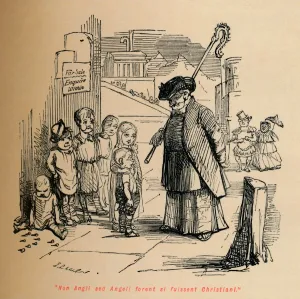Non Angli sed Angeli forent si fuissent Christiani, c1860, (c1860). Artist: John Leech Non Angli sed Angeli forent si fuissent Christiani, c1860, (c1860). Artist: John Leech