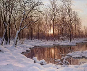 Russian Winter Gallery: November. Artist: Schultze (Choultse), Ivan Fedorovich (1874-1937)