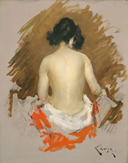Nude, c. 1901. Creator: William Merritt Chase Nude, c. 1901. Creator: William Merritt Chase