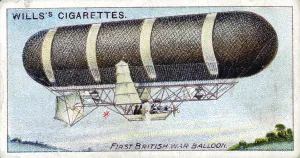 Nulli Secundus, first British military steerable balloon (dirigible), 1905-1907 (c1910) Nulli Secundus, first British military steerable balloon (dirigible), 1905-1907 (c1910)