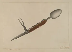 Officers Mess Gallery: Officers Mess Knife, c. 1938. Creator: Vincent P. Rosel