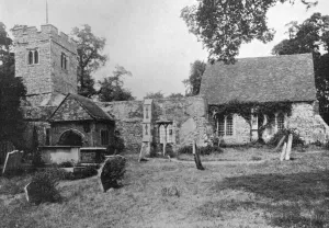 The old church, Chingford, Essex, 1924-1926 The old church, Chingford, Essex, 1924-1926