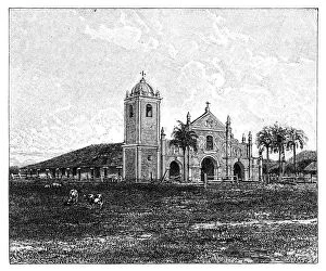 Maps Gallery: An old Jesuit church, Pirayu, Paraguay, 1895