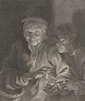 Old woman and a boy with candles, ca. 1620-30., ca. 1620-30 Old woman and a boy with candles, ca. 1620-30., ca. 1620-30