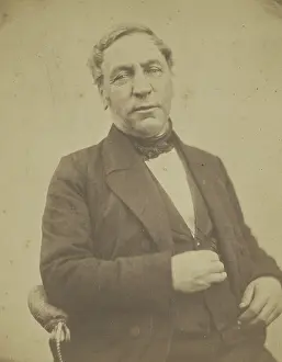 Victorian Era Photographs Prints: Oncle Fauquet, 1853-1854. Creator: Nadar
