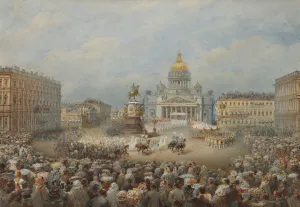 Opening ceremony of the Monument to Nicholas I on the Mariinsky Square Opening ceremony of the Monument to Nicholas I on the Mariinsky Square