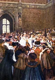The opening of Parliament by King Edward VII, c1905 The opening of Parliament by King Edward VII, c1905
