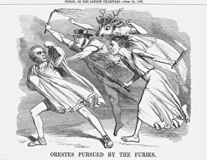 Orestes pursued by the Furies, 1858 Orestes pursued by the Furies, 1858