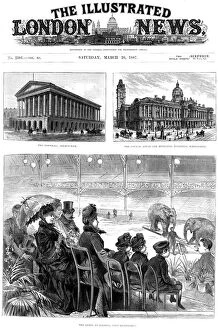 Images Dated 14th January 2009: Front Page of The Illustrated London News, 1887
