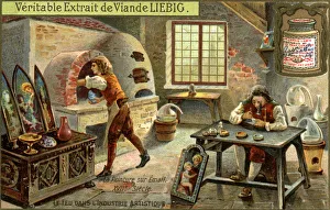 Painting with enamels in the 17th century, (c1900) Painting with enamels in the 17th century, (c1900)