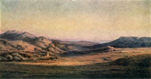 Images Dated 22nd August 2005: Painting of a landscape, title unknown. Artist: Edmond Baibazzona